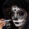 8 oz Black Water-Based Air Brush Paint for Skin - Face & Body Airbrush Paint for Halloween, Cosplay, Theatrical Makeup & Temporary Tattoos
